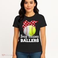 Busy Raising Ballers Women's T-Shirt thumb 4