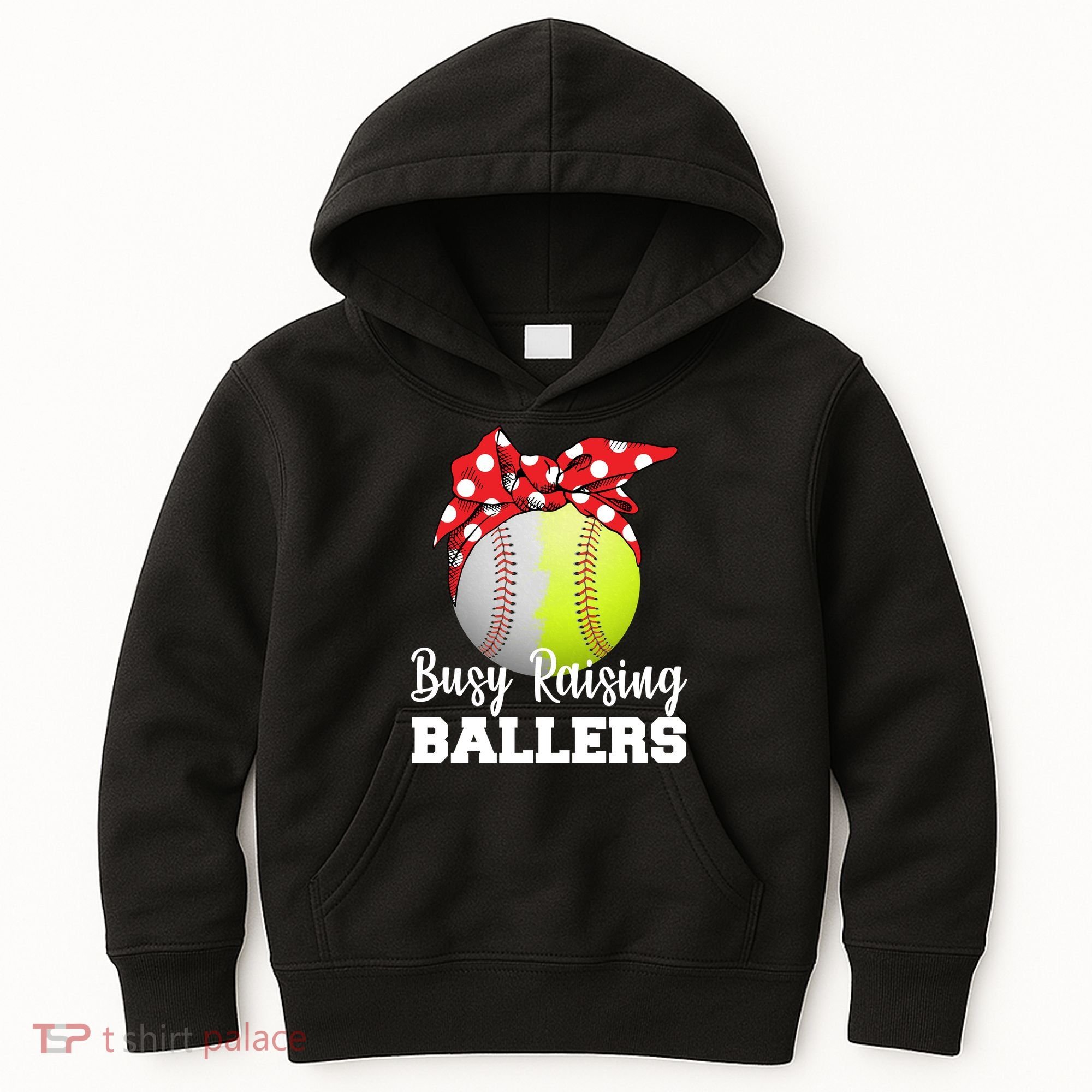 Busy Raising Ballers Kids Hoodie