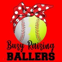 Busy Raising Ballers Santa Hat thumb 1