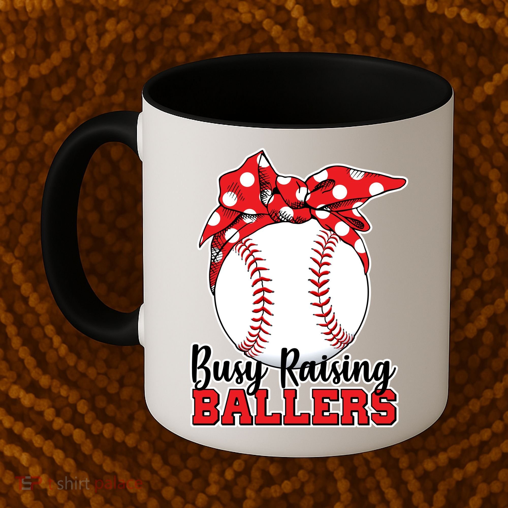 Busy Raising Ballers Baseball Parents Coffee Mug