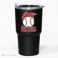 Busy Raising Ballers Baseball Parents Tumbler thumb 0