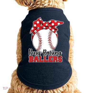 Busy Raising Ballers Baseball Parents Doggie Tank