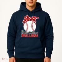 Busy Raising Ballers Baseball Parents Hoodie thumb 2