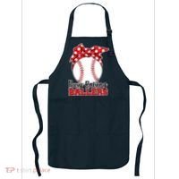 Busy Raising Ballers Baseball Parents Apron thumb 0