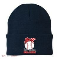 Busy Raising Ballers Baseball Parents Beanie thumb 0