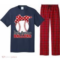 Busy Raising Ballers Baseball Parents Pajama Set thumb 0