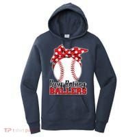 Busy Raising Ballers Baseball Parents Women's Hoodie thumb 0