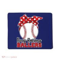Busy Raising Ballers Baseball Parents Mousepad thumb 0