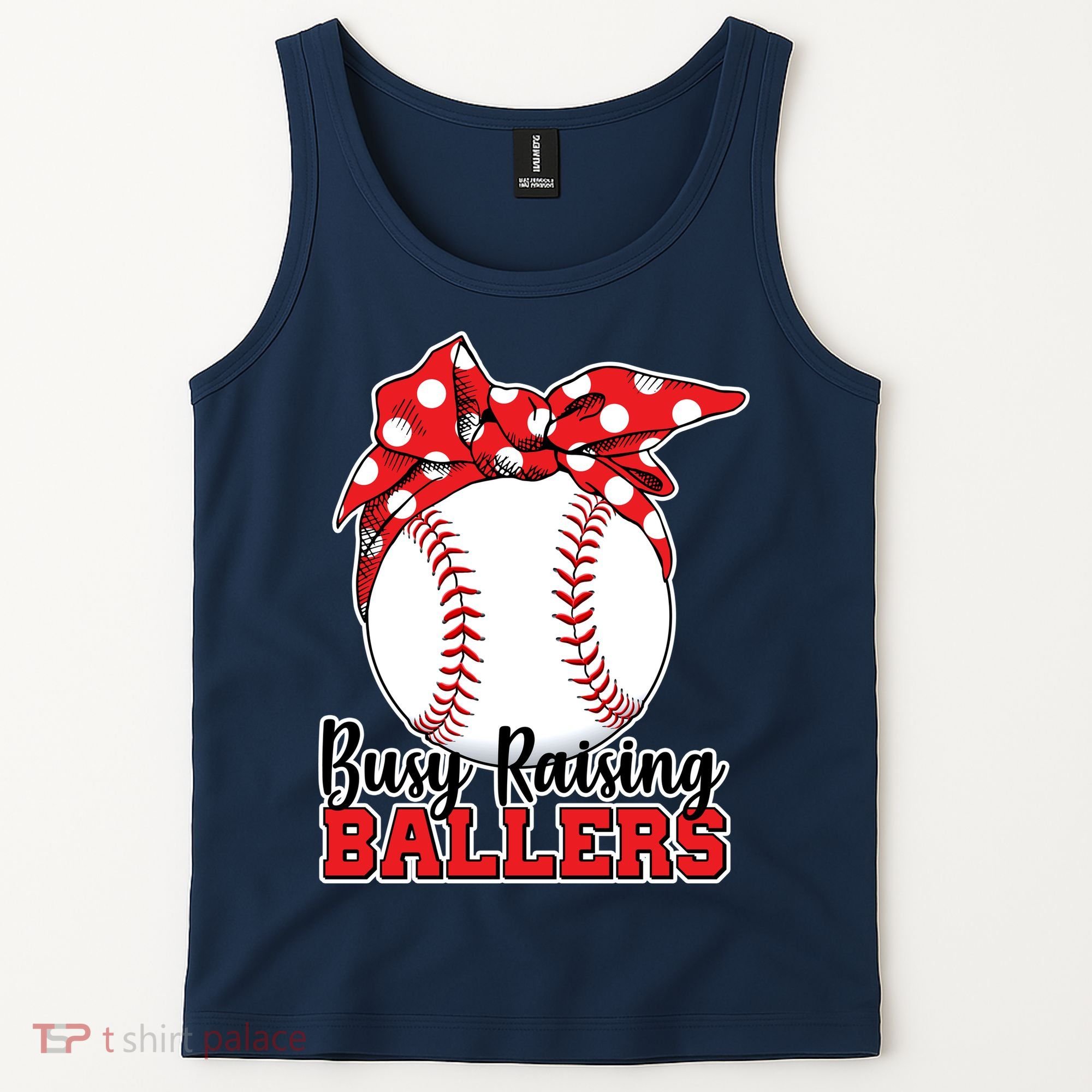 Busy Raising Ballers Baseball Parents Tank Top