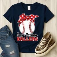 Busy Raising Ballers Baseball Parents Women's T-Shirt thumb 3