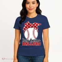 Busy Raising Ballers Baseball Parents Women's T-Shirt thumb 4