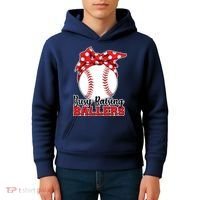Busy Raising Ballers Baseball Parents Kids Hoodie thumb 4