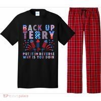 Back Up Terry Put It In Reverse Firework Funny 4th Of July Great Gift Pajama Set thumb 0
