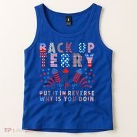 Back Up Terry Put It In Reverse Firework Funny 4th Of July Great Gift Tank Top thumb 2