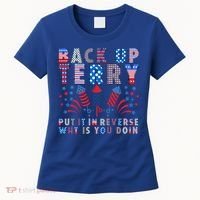 Back Up Terry Put It In Reverse Firework Funny 4th Of July Great Gift Women's T-Shirt thumb 0
