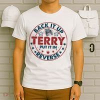 Back Up Terry Put It In Reverse Firework Vintage 4th Of July T-Shirt thumb 6