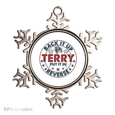 Back Up Terry Put It In Reverse Firework Vintage 4th Of July Ornament
