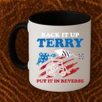 Back Up Terry Put It In Reverse 4th Of July Funny Patriotic Coffee Mug thumb 2