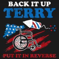 Back Up Terry Put It In Reverse 4th Of July Funny Patriotic Ornament thumb 1