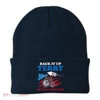 Back Up Terry Put It In Reverse 4th Of July Funny Patriotic Beanie thumb 0