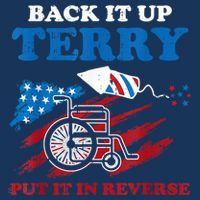 Back Up Terry Put It In Reverse 4th Of July Funny Patriotic Beanie thumb 2