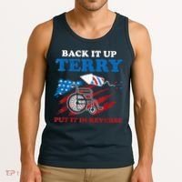 Back Up Terry Put It In Reverse 4th Of July Funny Patriotic Tank Top thumb 3