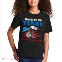 Back Up Terry Put It In Reverse 4th Of July Funny Patriotic Kids T-Shirt thumb 2