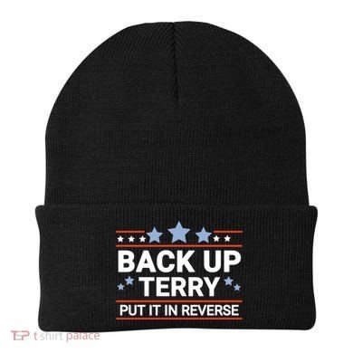 Back Up Terry Put It In Reverse Funny 4th Of July Gift Beanie