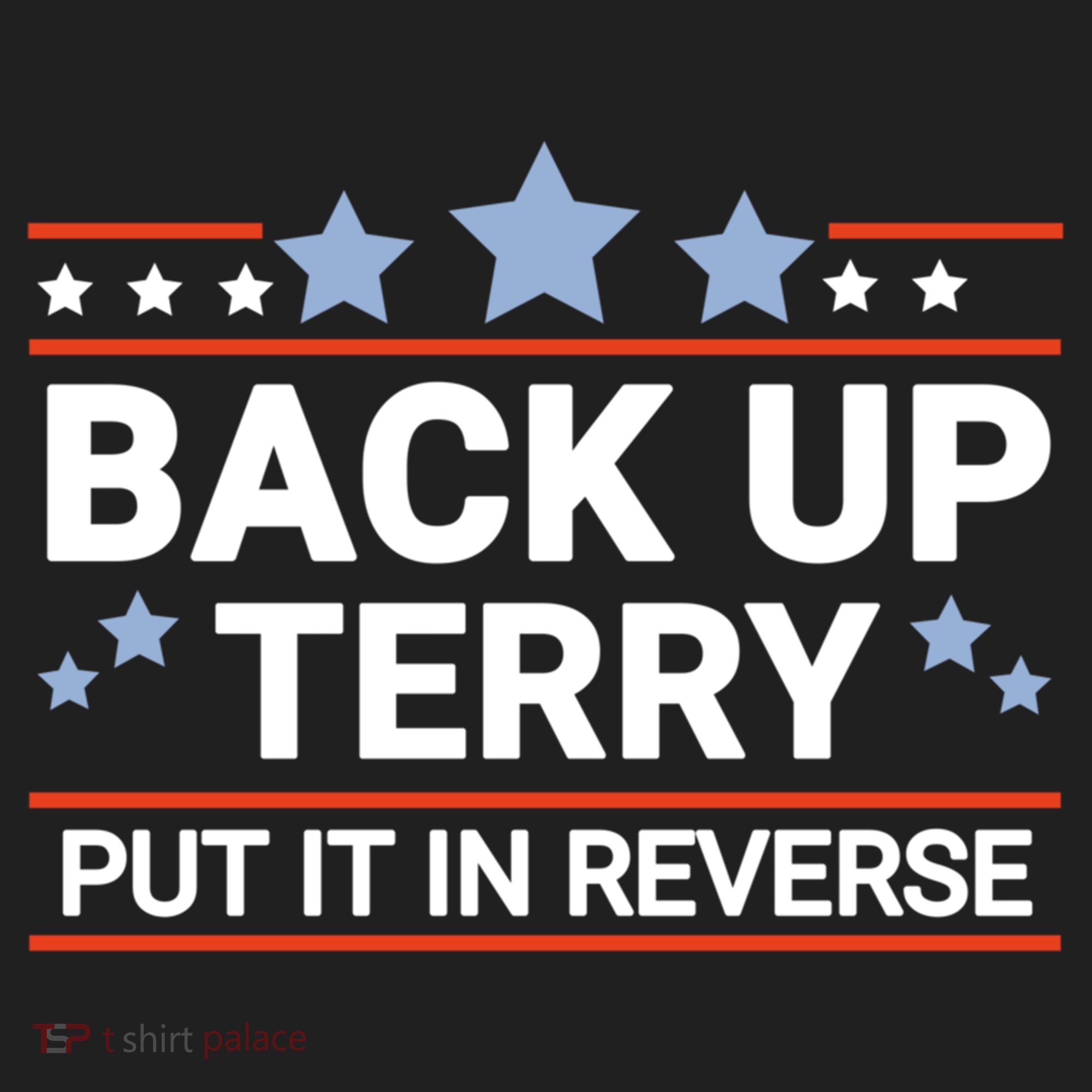 Back Up Terry Put It In Reverse Funny 4th Of July Gift Golf Towel