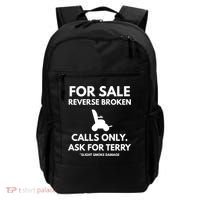 Back Up Terry Put It In Reverse Cool Gift Backpack thumb 0