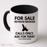Back Up Terry Put It In Reverse Cool Gift Coffee Mug thumb 0