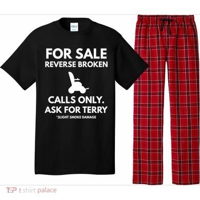 Back Up Terry Put It In Reverse Cool Gift Pajama Set