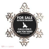 Back Up Terry Put It In Reverse Cool Gift Ornament thumb 0