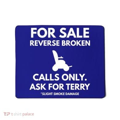 Back Up Terry Put It In Reverse Cool Gift Mousepad