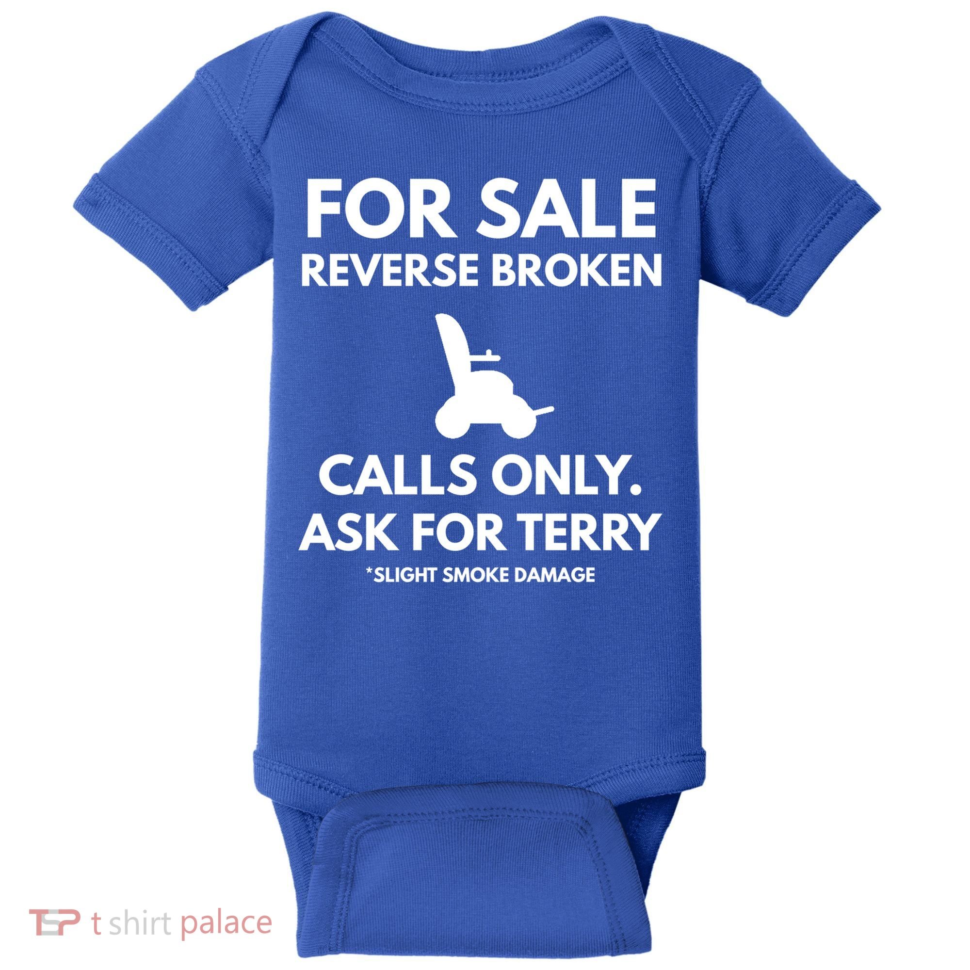 Back Up Terry Put It In Reverse Cool Gift Baby Bodysuit
