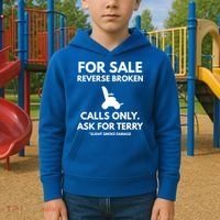 Back Up Terry Put It In Reverse Cool Gift Kids Hoodie thumb 2