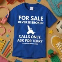 Back Up Terry Put It In Reverse Cool Gift Kids T-Shirt thumb 3