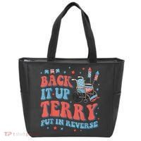 Back Up Terry Put It In Reverse Firework Funny 4th Of July Shirts Tote Bag thumb 0