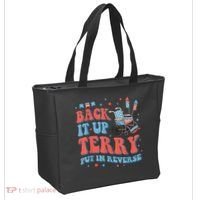Back Up Terry Put It In Reverse Firework Funny 4th Of July Shirts Tote Bag thumb 2