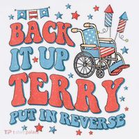 Back Up Terry Put It In Reverse Firework Funny 4th Of July Shirts Visor thumb 3