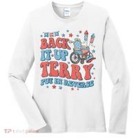 Back Up Terry Put It In Reverse Firework Funny 4th Of July Shirts Women's Long Sleeve Shirt thumb 0