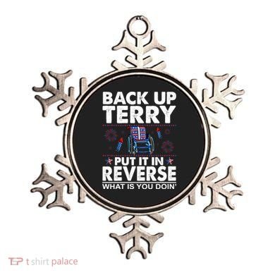Back Up Terry Put It In Reverse Firework Funny 4th Of July Ornament