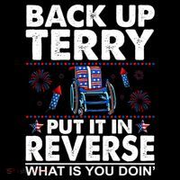 Back Up Terry Put It In Reverse Firework Funny 4th Of July Ornament thumb 1
