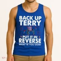 Back Up Terry Put It In Reverse Firework Funny 4th Of July Tank Top thumb 3