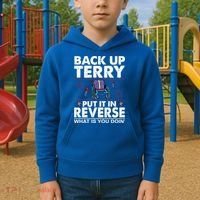 Back Up Terry Put It In Reverse Firework Funny 4th Of July Kids Hoodie thumb 2