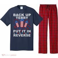 Back Up Terry Put It In Reverse Firework Funny 4th Of July Pajama Set thumb 0