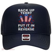 Back Up Terry Put It In Reverse Firework Funny 4th Of July Hat thumb 0