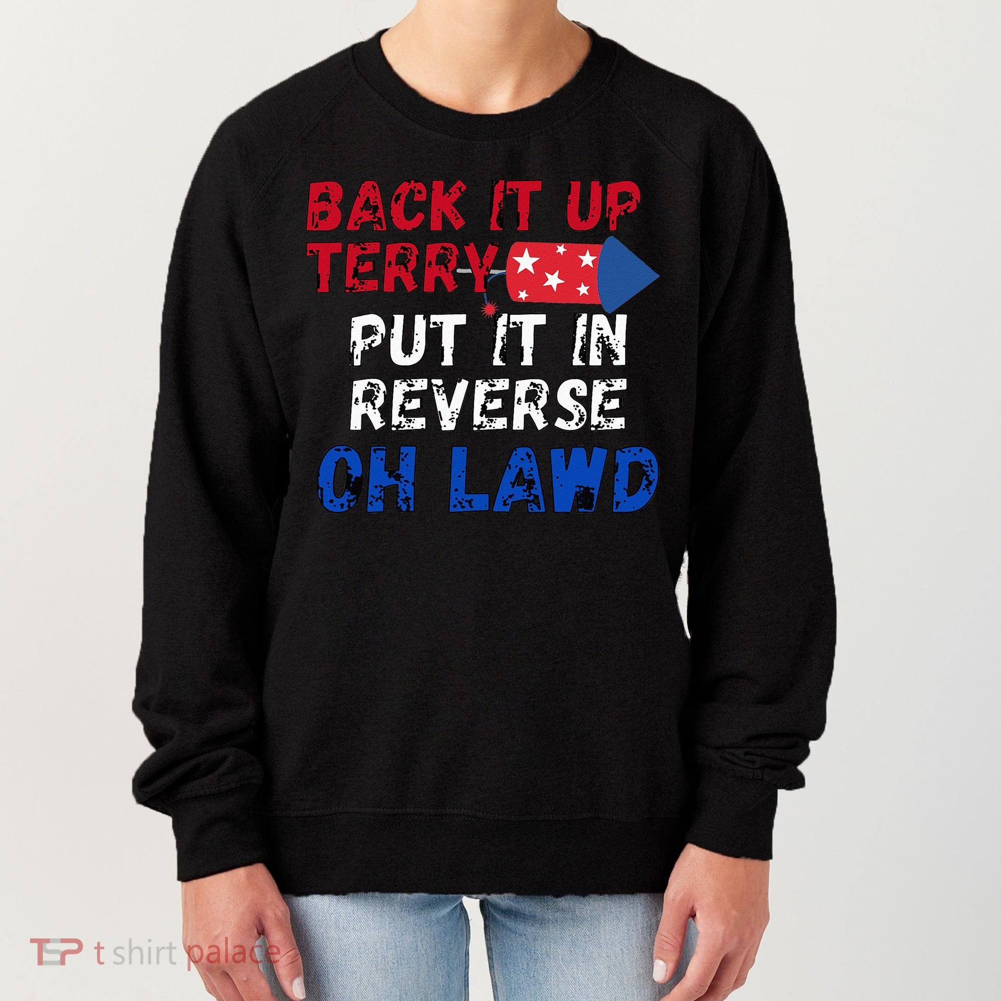 Back Up Terry 4th of July Women's Sweatshirt