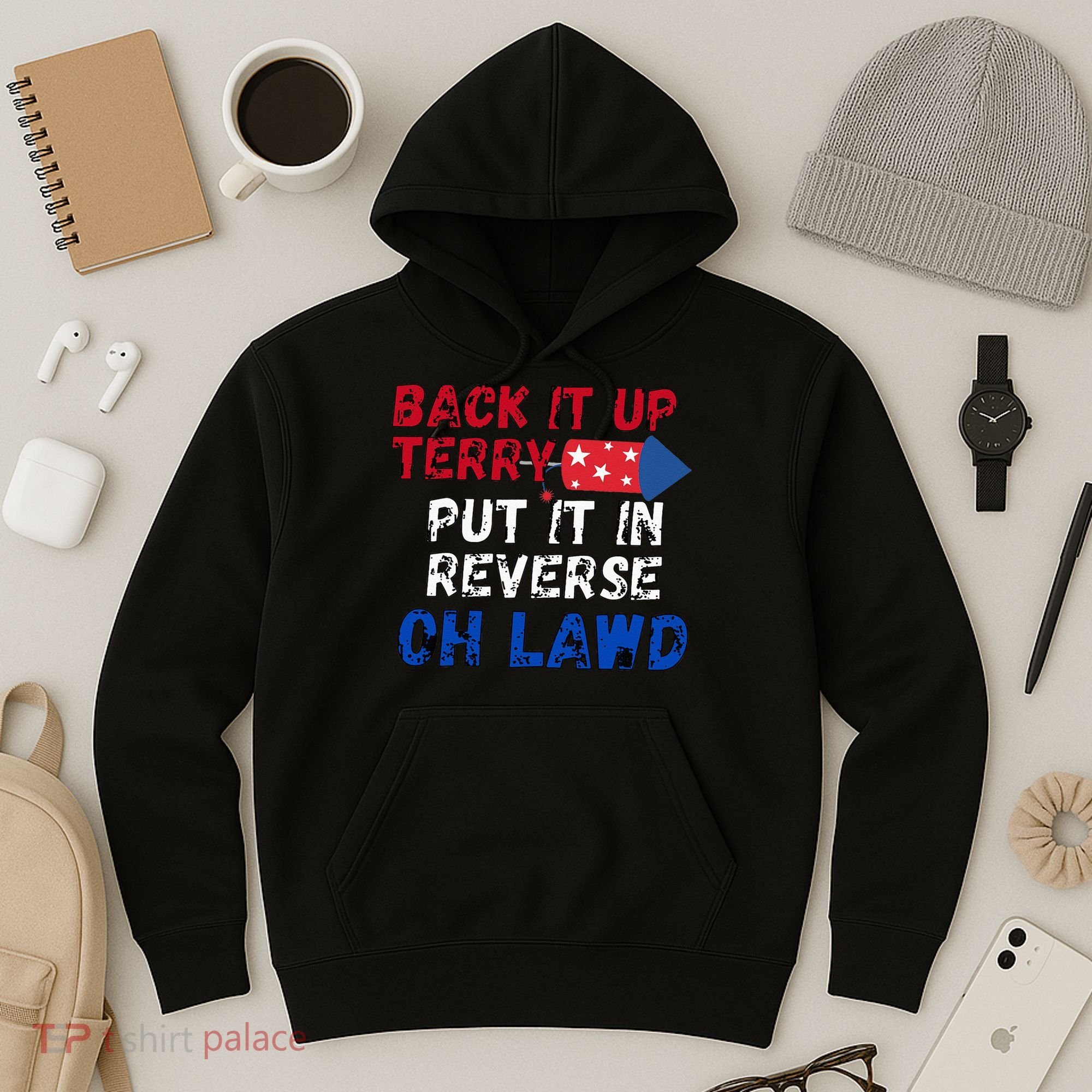 Back Up Terry 4th of July Hoodie