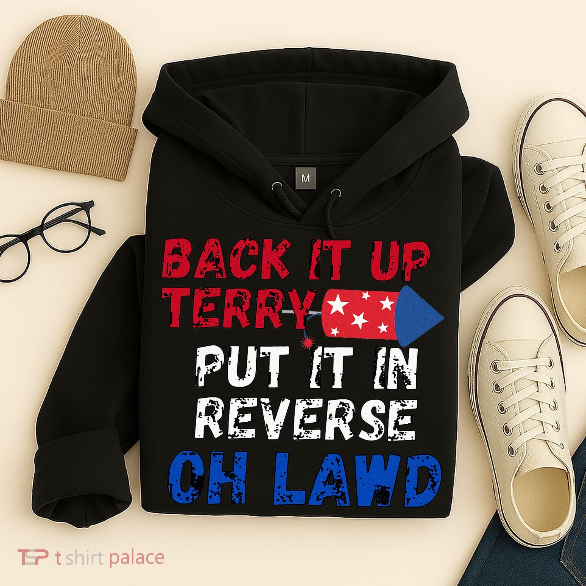 Back Up Terry 4th of July Hoodie